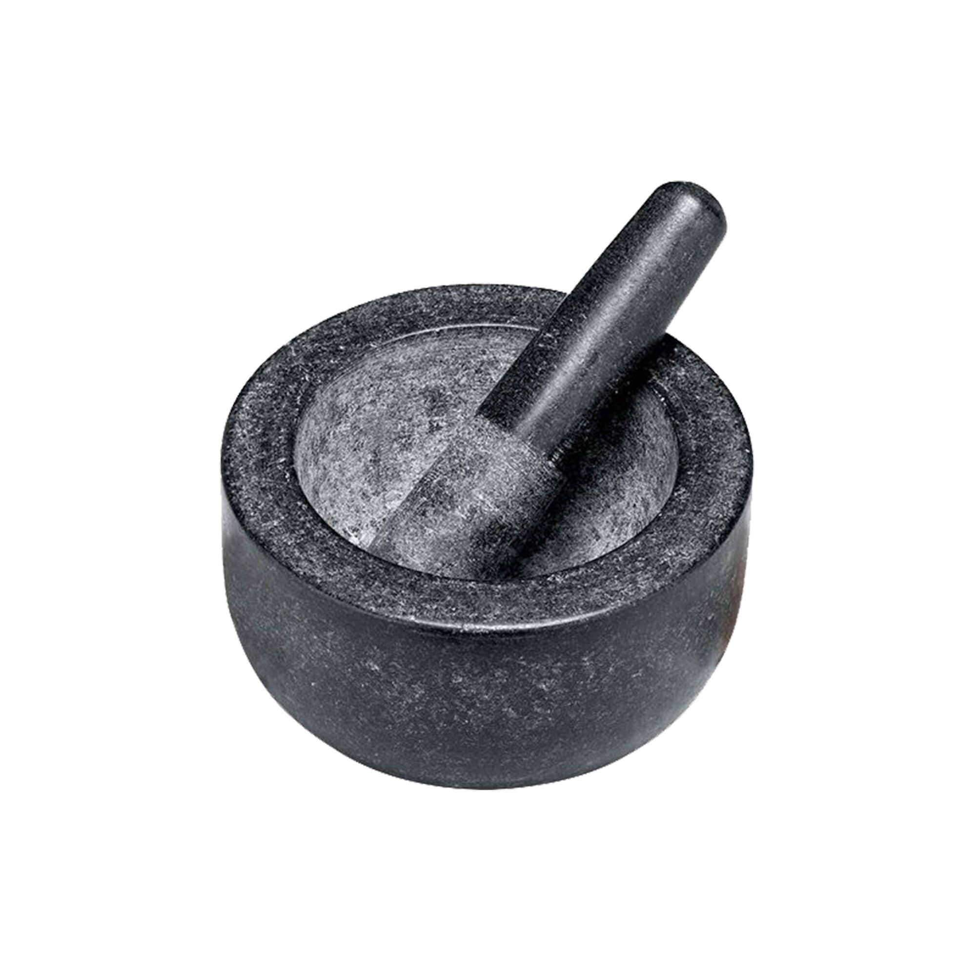 Avanti Low Mortar And Pestle 20cm - Black Mortar & Pestle The Cooks Kitchen 