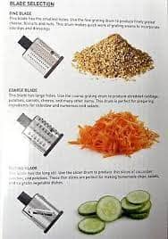 Avanti Table Top Drum Grater With 3 Blades Corers & Graters The Cooks Kitchen Mandurah 