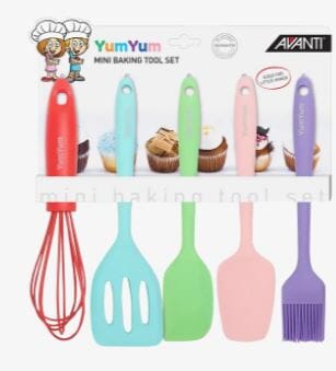 Avanti Yum Yum Mini Baking Tool Set - 5pc Bakeware Accessories The Cooks Kitchen 
