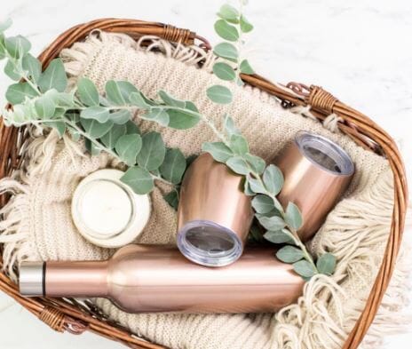 Avanti Wine Traveller Set - Rose Gold Insulated Bottles and Flasks The Cooks Kitchen 