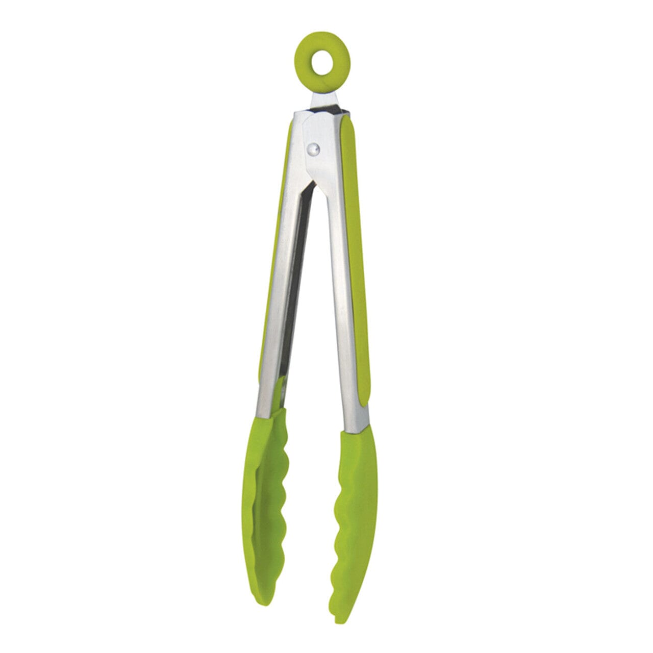 Avanti Silicone Stainless Steel Tongs 23cm Green Tongs The Cooks Kitchen 