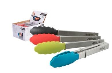 S/s Tongs 23cm W/ Nylon Head Tongs The Cooks Kitchen 