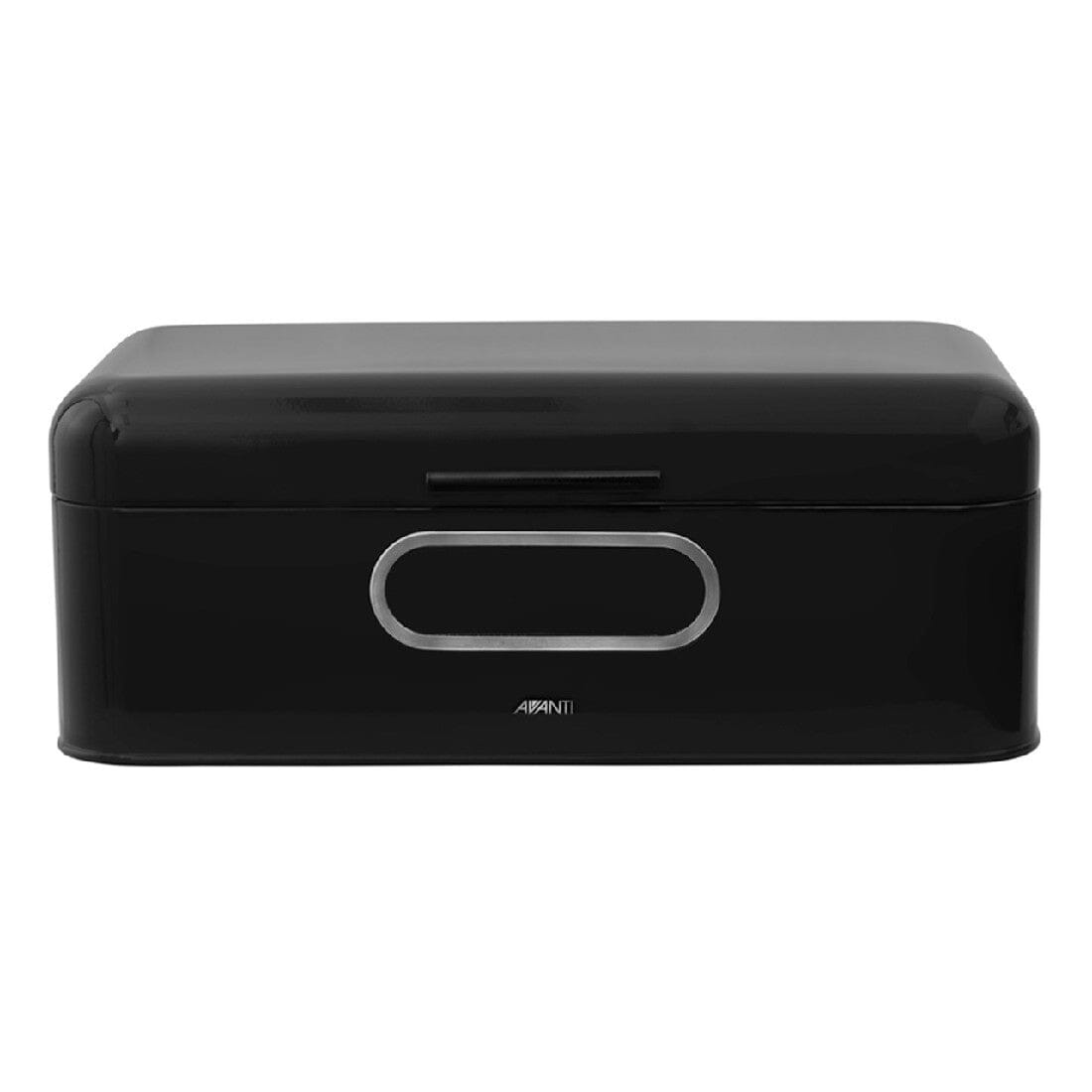 Avanti Retro Bread Bin With Window - Black Bread & Butter Storage The Cooks Kitchen Mandurah 