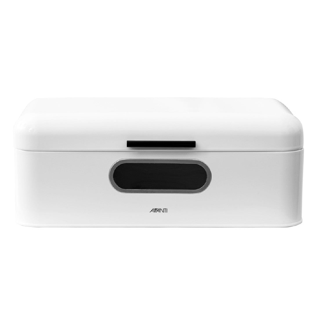 Avanti Retro Bread Bin With Window - White