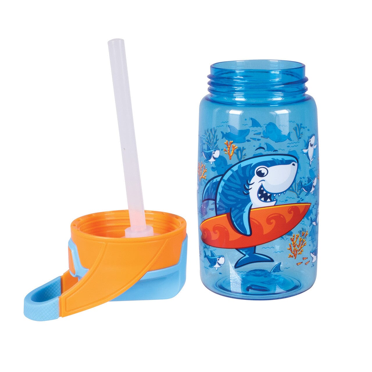 Avanti Yumyum Tritan Bottle 450ml - Surfing Shark Drink Bottles The Cooks Kitchen 
