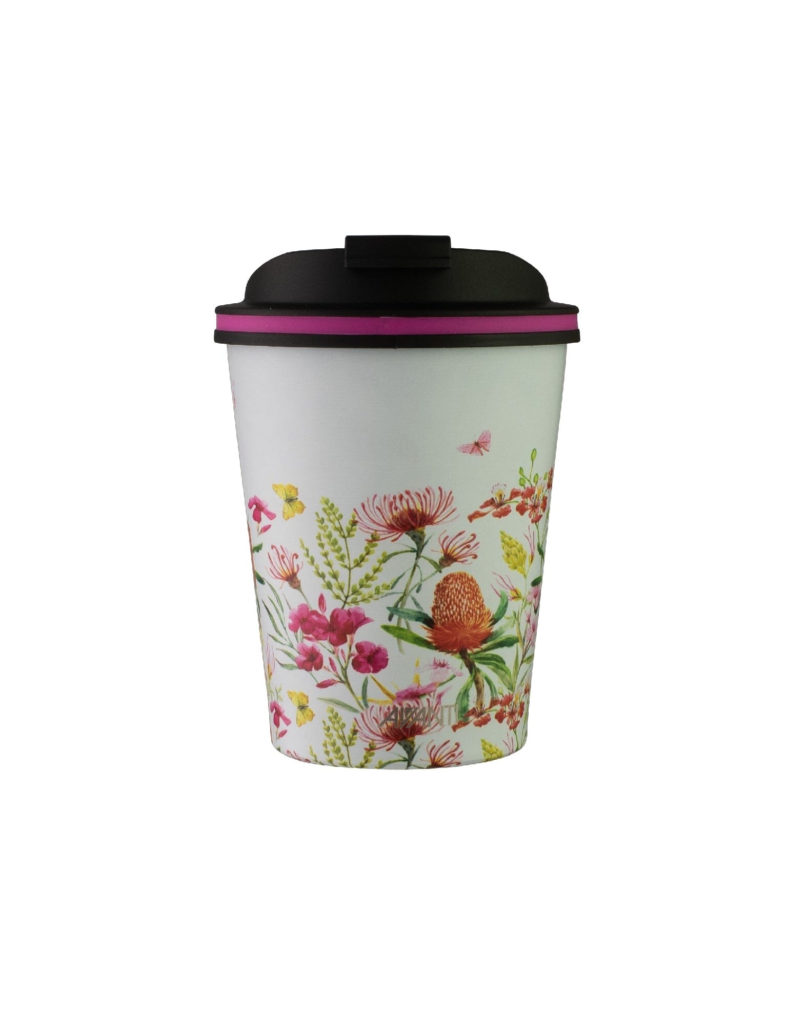Avanti Go Cup Double Wall Insulated Cup - Australian Natives White - 236ml Vacuum Flasks & Travel Mugs The Cooks Kitchen Mandurah 