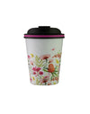 Avanti Go Cup Double Wall Insulated Cup - Australian Natives White - 236ml