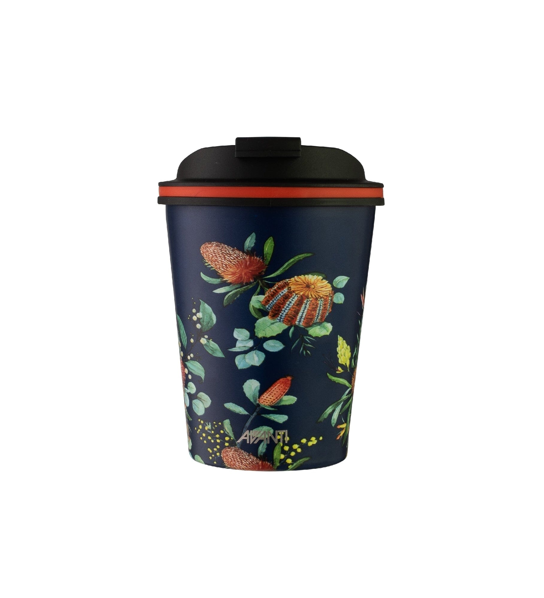 Avanti Go Cup Double Wall Insulated Cup - Australian Natives - Navy - 236ml Vacuum Flasks & Travel Mugs The Cooks Kitchen Mandurah 