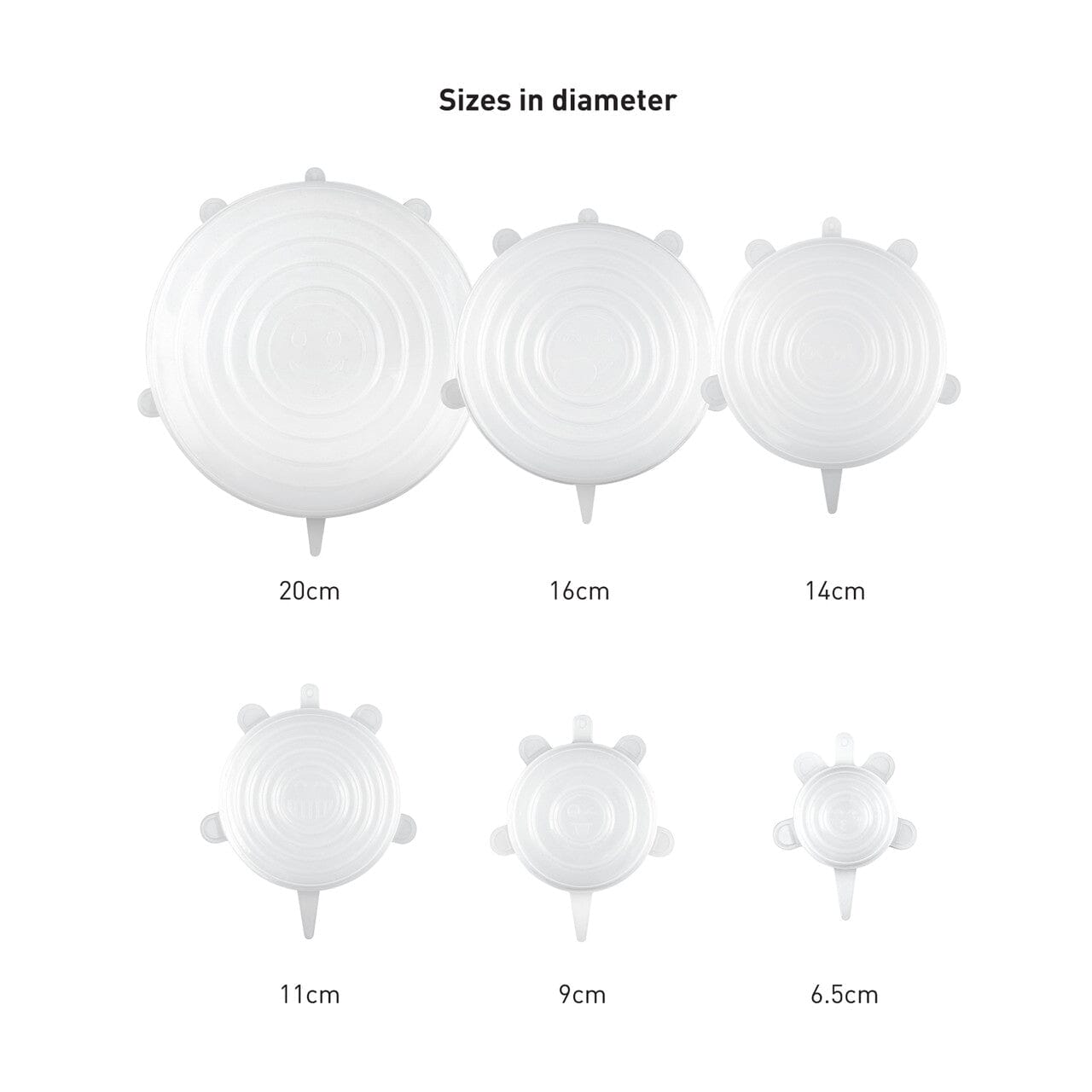 Avanti Silicone Food Covers S/6 Servingware The Cooks Kitchen 