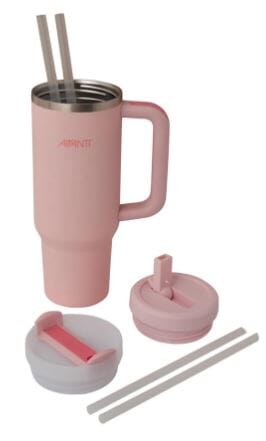 Avanti Hydroquench With 2 Lids 1l - Blush Insulated Bottles The Cooks Kitchen 