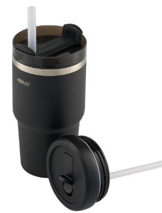 Avanti Hydroquench Insulated Smoothie Tumbler 550ml - Black Drink Bottles The Cooks Kitchen 