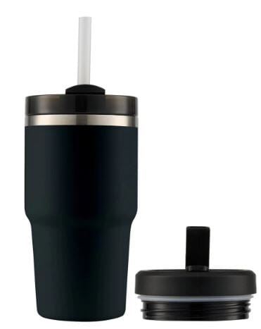 Avanti Hydroquench Insulated Smoothie Tumbler 550ml - Black Drink Bottles The Cooks Kitchen 