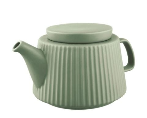 Avanti Siena Teapot 950ml - Sage Ceramic Teapots The Cooks Kitchen 