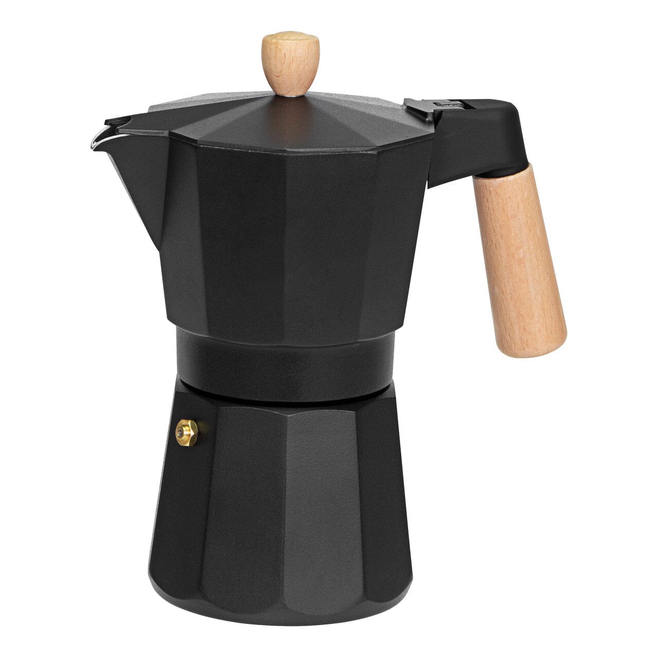 Avanti Malmo Espresso Maker 6 Cup - Black Stovetop Espresso Makers The Cooks Kitchen 