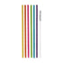 Avanti Reusable Straws - Rainbow - Set Of 24 Barware Accessories The Cooks Kitchen 