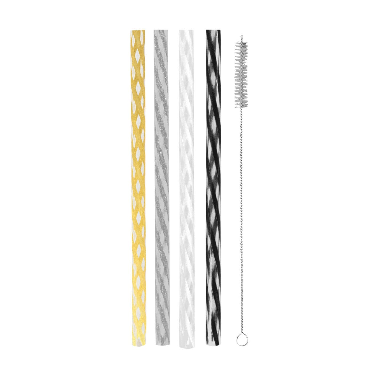 Avanti Reausable Cocktail Straws - Celebration - Set Of 24 Barware Accessories The Cooks Kitchen 