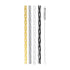 Avanti Reausable Cocktail Straws - Celebration - Set Of 24 Barware Accessories The Cooks Kitchen 
