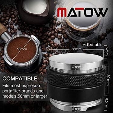 Avanti Coffee Leveller & Tamper 58mm Coffee Accessories The Cooks Kitchen 