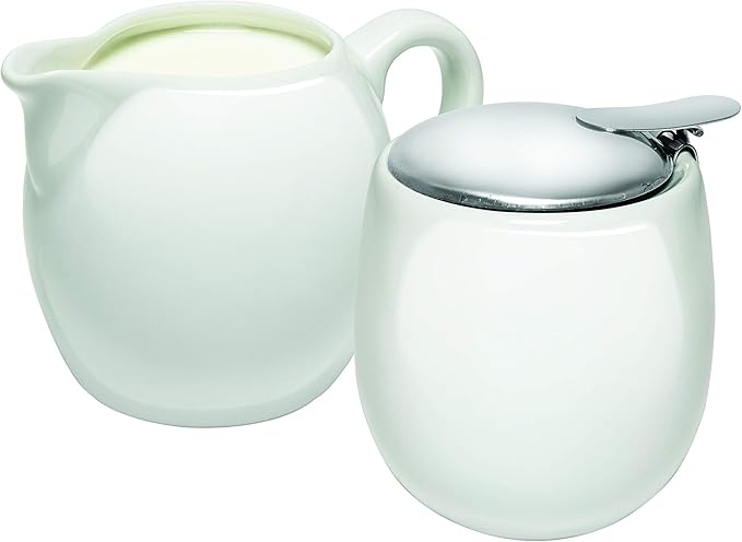 Camelia Milk & Sugar Set White 