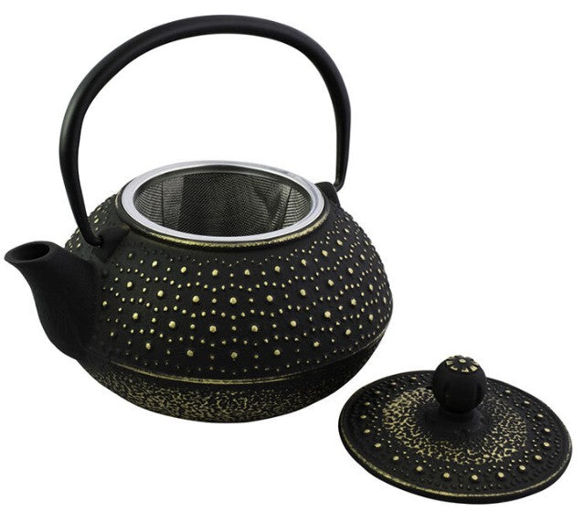 Avanti Cast Iron Teapot - Imperial 800ml Black/gold