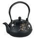 Avanti Cast Iron Cherry Blossom Teapot - 1.1l - Black Teapots & Infusers The Cooks Kitchen Mandurah 