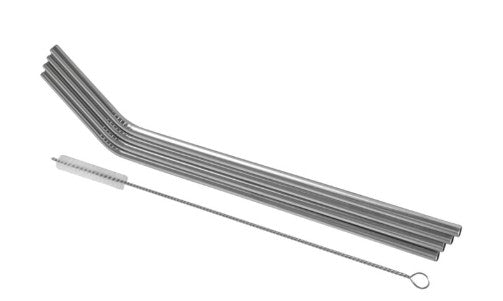 Avanti Stainless Steel Straws Set Of 4