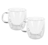 Avanti Caffe Manico Double Wall Glasses Set Of 2 - 100ml