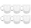 Avanti Caffe Manico Double Wall Glasses Set Of 6 - 250ml