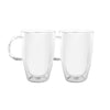 Avanti Caffe Manico Double Wall Glasses Set Of 2 - 350ml