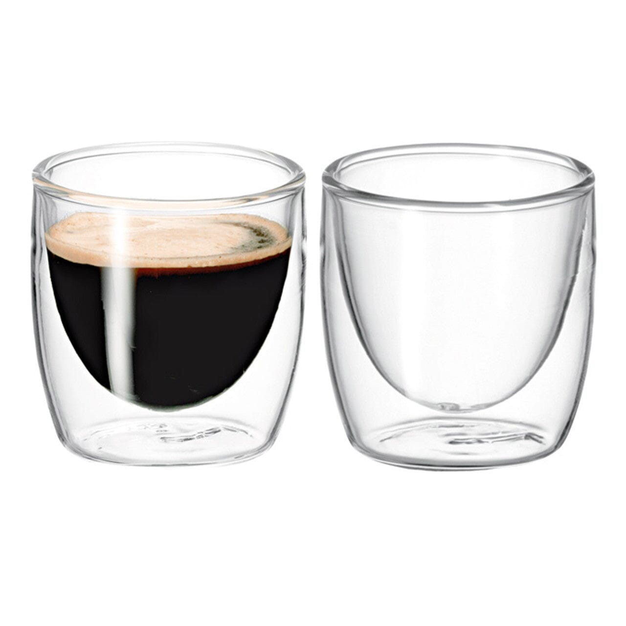 Avanti Caffe Twin Wall Glass - Set Of 2 - 100ml Mugs - Cups & Saucers The Cooks Kitchen 