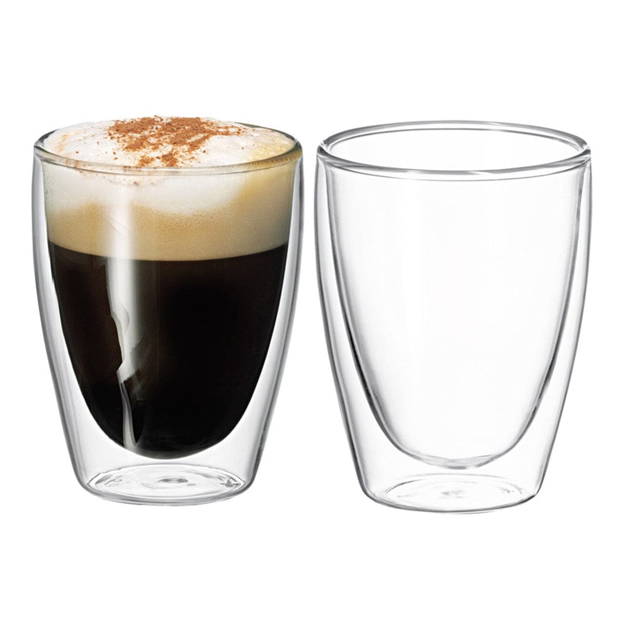Avanti Caffe Twin Wall Glass - Set Of 2 - 250ml Mugs - Cups & Saucers The Cooks Kitchen Mandurah 