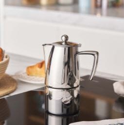 Avanti Art Deco Espresso Maker 4 Cup/200ml Stovetop Espresso Makers The Cooks Kitchen 
