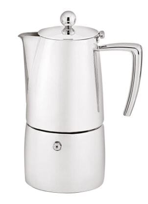 Avanti Art Deco Espresso Maker - 10 Cup Stovetop Espresso Makers The Cooks Kitchen 