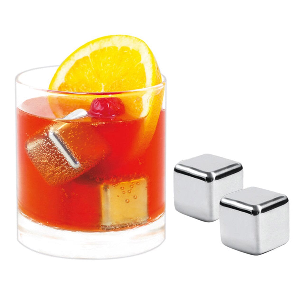 Avanti Stainless Steel Ice Cubes Set Of 4 Barware Acessories The Cooks Kitchen 