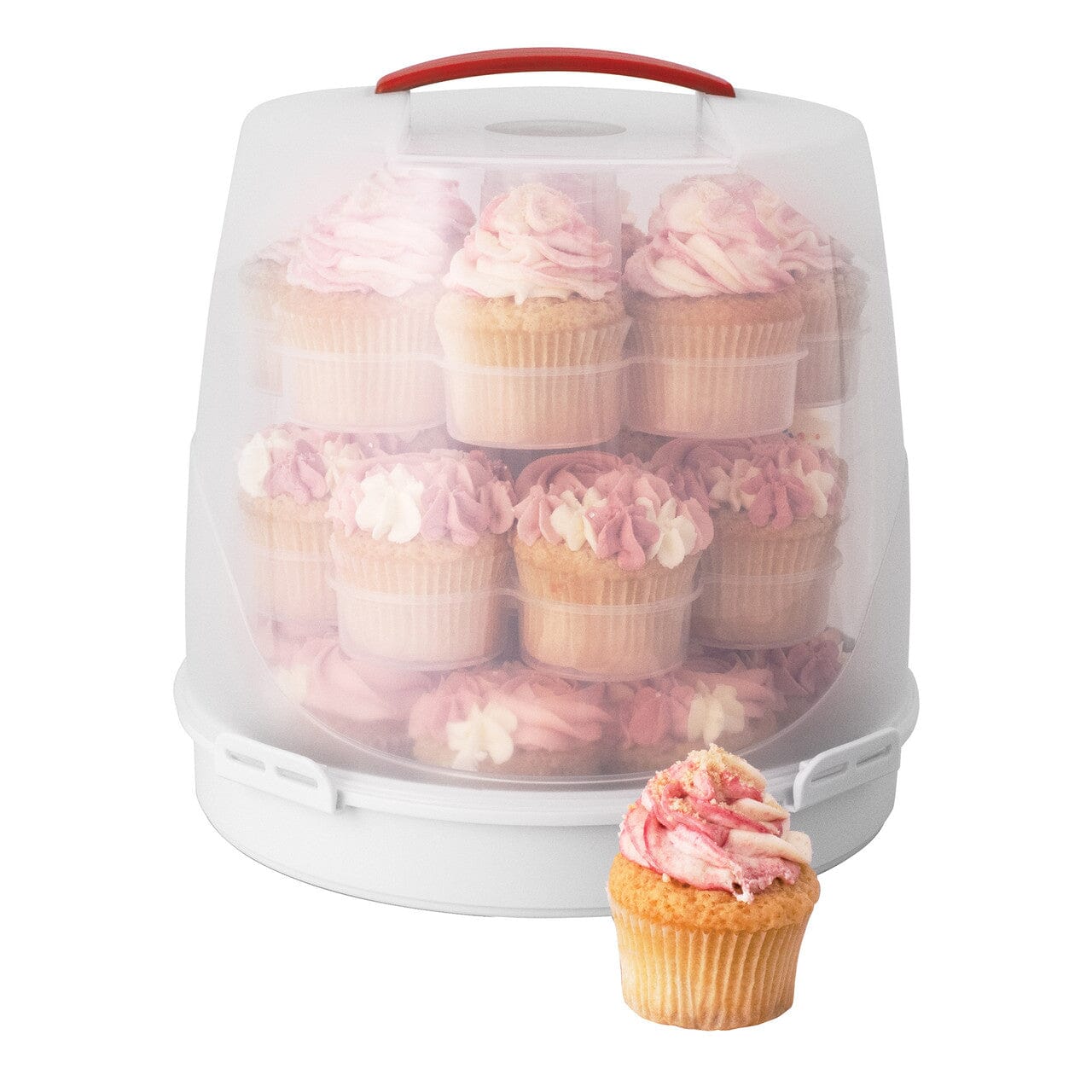Avanti Universal Round Cake Carrier 24 Cup Cake Carriers The Cooks Kitchen 