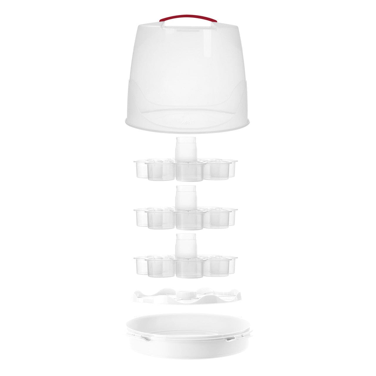 Avanti Universal Round Cake Carrier 24 Cup Cake Carriers The Cooks Kitchen 
