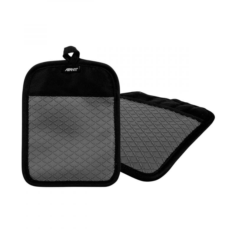 Avanti Pot Holder S/2 Charcoal Cookware Accessories The Cooks Kitchen 