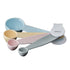 Avanti Ribbed Measuring Spoons - Pastel Scales The Cooks Kitchen 