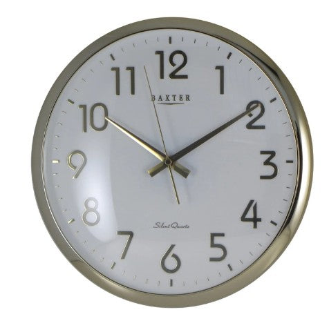 Baxter Darcy Wall Clock Arabic Numeral 32cm - Gold