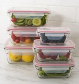 Glasslock Oven Safe Tempered Glass Rectangular Container 485ml Glassware Storage The Cooks Kitchen 