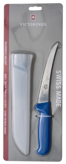 Victorinox Boning Knife - Curved Flexible Blade & Sheath, 15cm