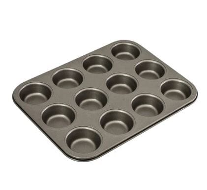 Bakemaster 12 Cup Patty Pan 32x 24cm Bakeware Accessories The Cooks Kitchen 
