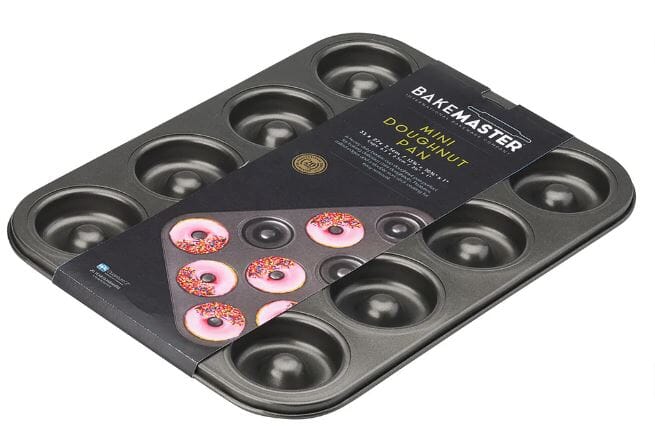 Bakemaster 12 Cup Mini Doughnut Pan Baking Tins, Trays, Pans & Ramekins The Cooks Kitchen 