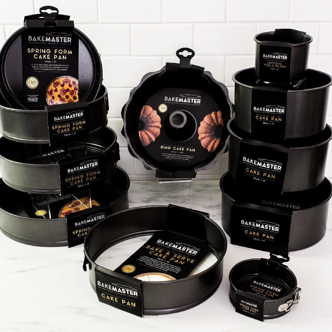 Bakemaster Loose Base Round Cake Pan 10x7cm Baking Tins, Trays, Pans & Ramekins The Cooks Kitchen Mandurah 