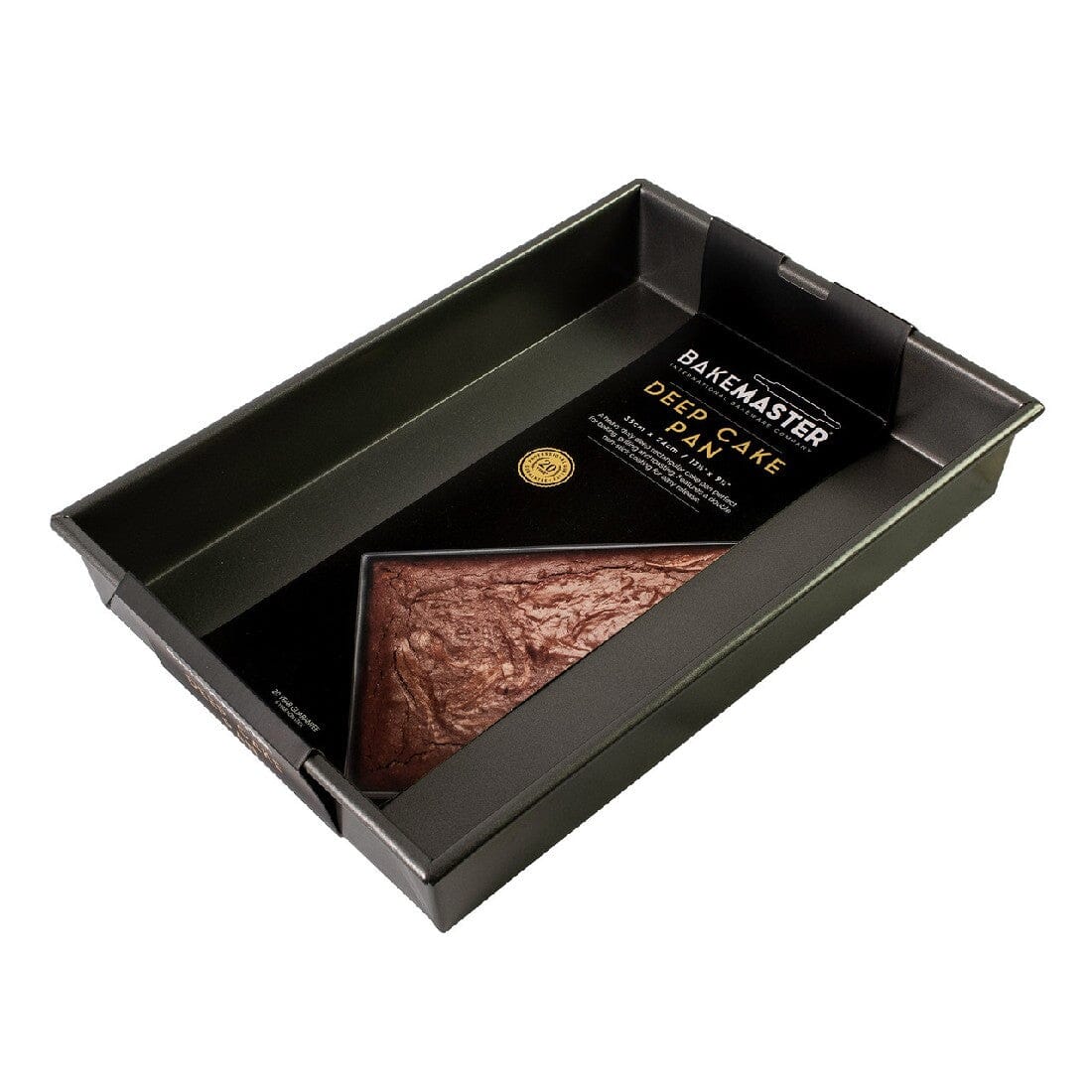 Bakemaster Rectangular Deep Cake Pan 35x24x5cm Baking Tins, Trays, Pans & Ramekins The Cooks Kitchen Mandurah 