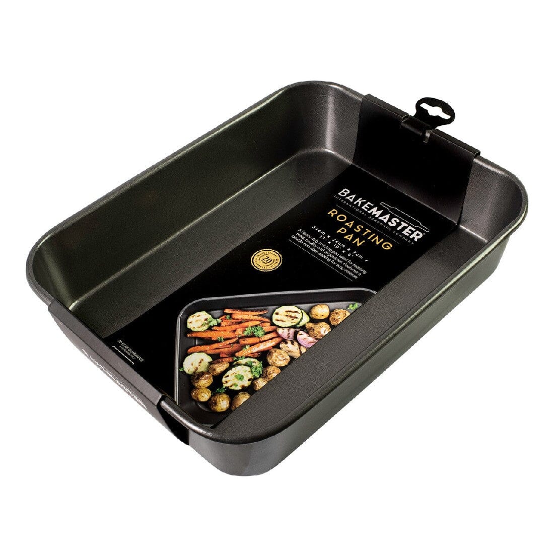 Bakemaster Medium Deep Roasting Pan 34x26x7cm Roasting & Smoking The Cooks Kitchen Mandurah 