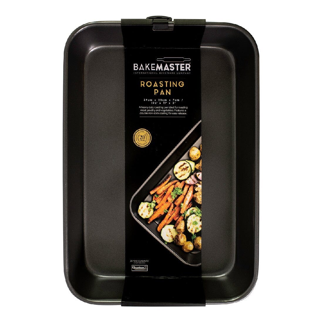 Bakemaster Large Deep Roasting Pan 39x28x7cm Roasting & Smoking The Cooks Kitchen Mandurah 