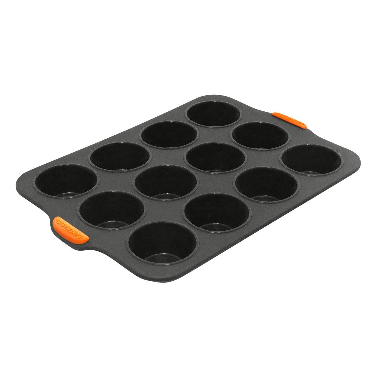 Bakemaster Silicone 12 Cup Muffin Tray 35.5x24.5cm Silicone Bakeware The Cooks Kitchen 