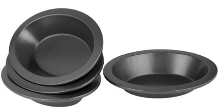 Bakemaster Oval Pie Dish Set Of 4 - 16x12.5cm Baking Tins, Trays, Pans & Ramekins The Cooks Kitchen 