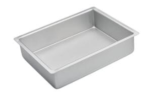 Bakemaster Silver Anodised Rectangle Cake Pan 30x23x7.5 Baking Tins, Trays, Pans & Ramekins The Cooks Kitchen 